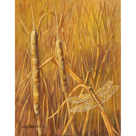 Two Cats and a Dragon - Original